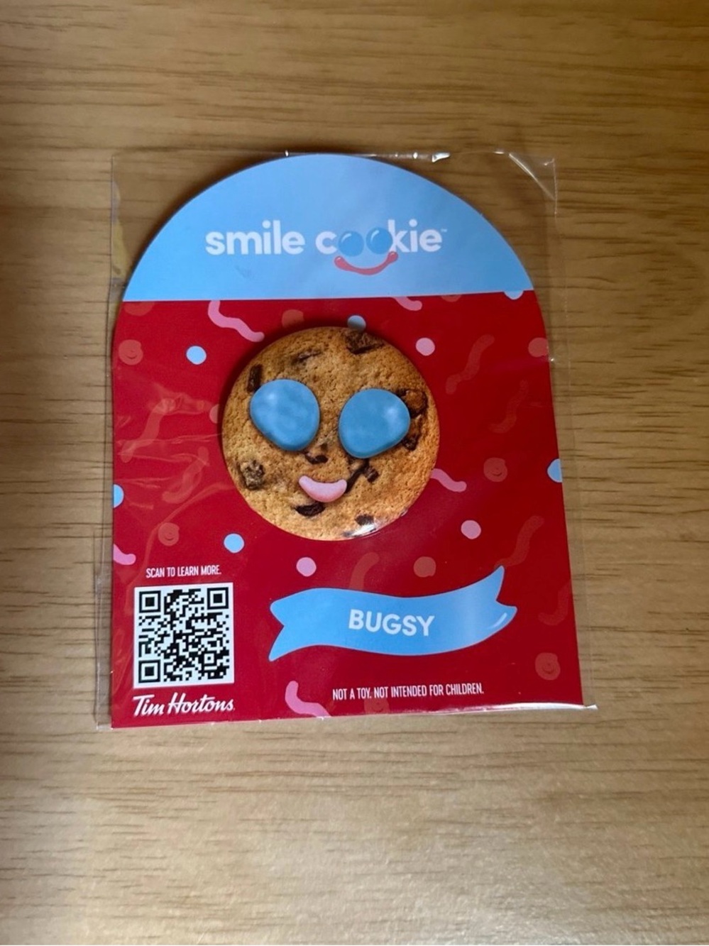 Tim Hortons Smile Cookies Bugsy Pin